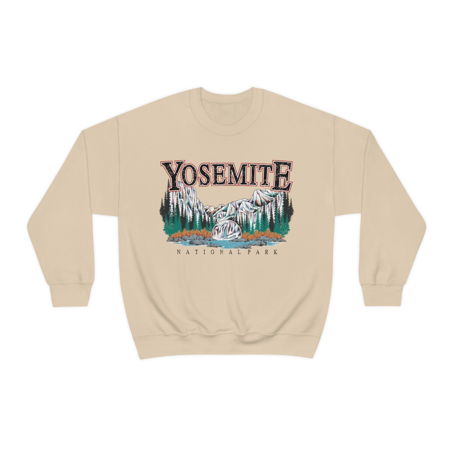 Vintage Yosemite National Park Pullover Sweatshirt
