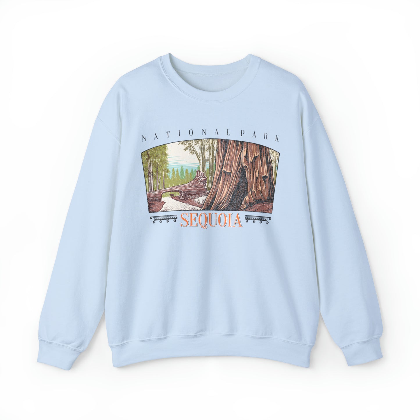 Vintage Sequoia National Park Pullover Sweatshirt