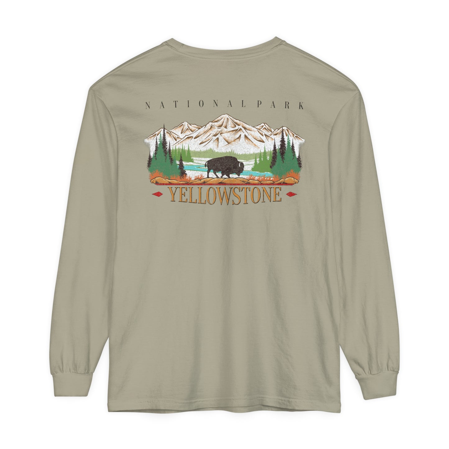 Vintage Yellowstone National Park Long Sleeve Shirt