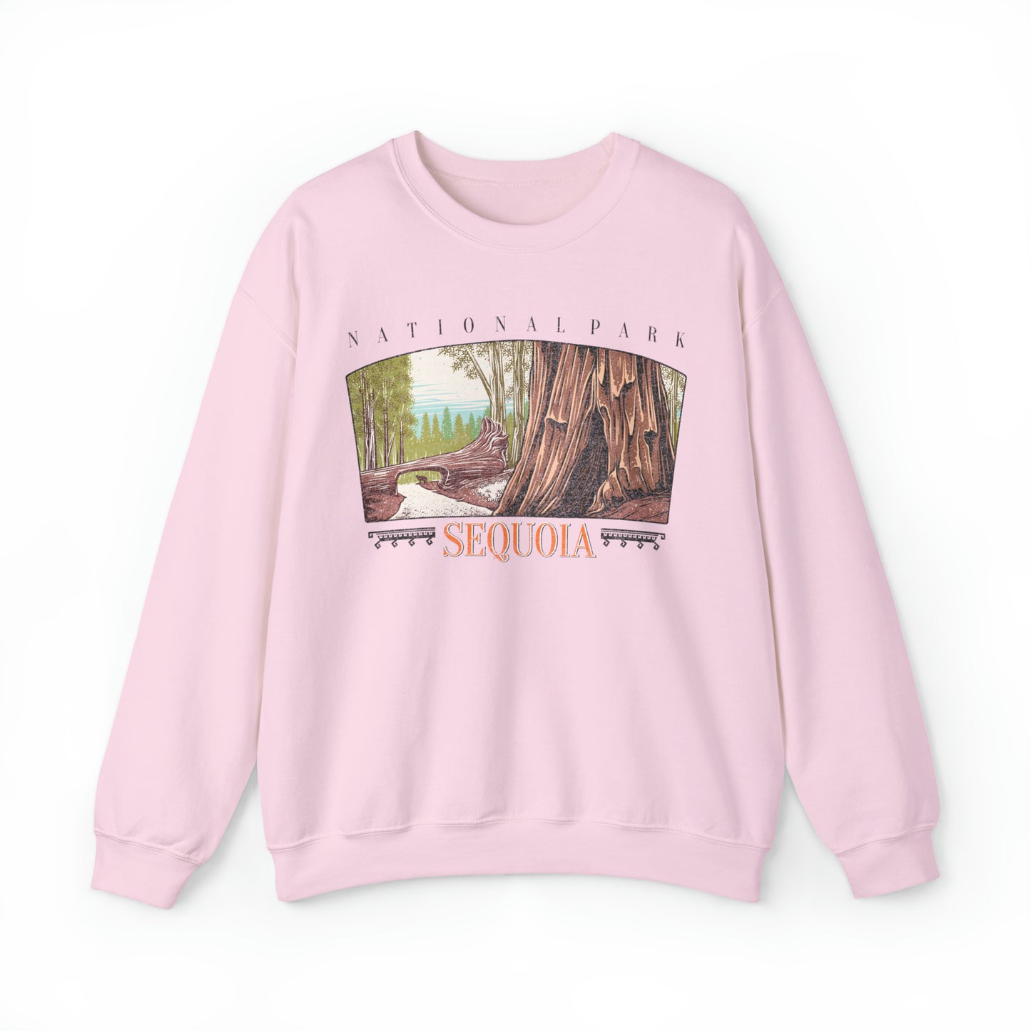 Vintage Sequoia National Park Pullover Sweatshirt