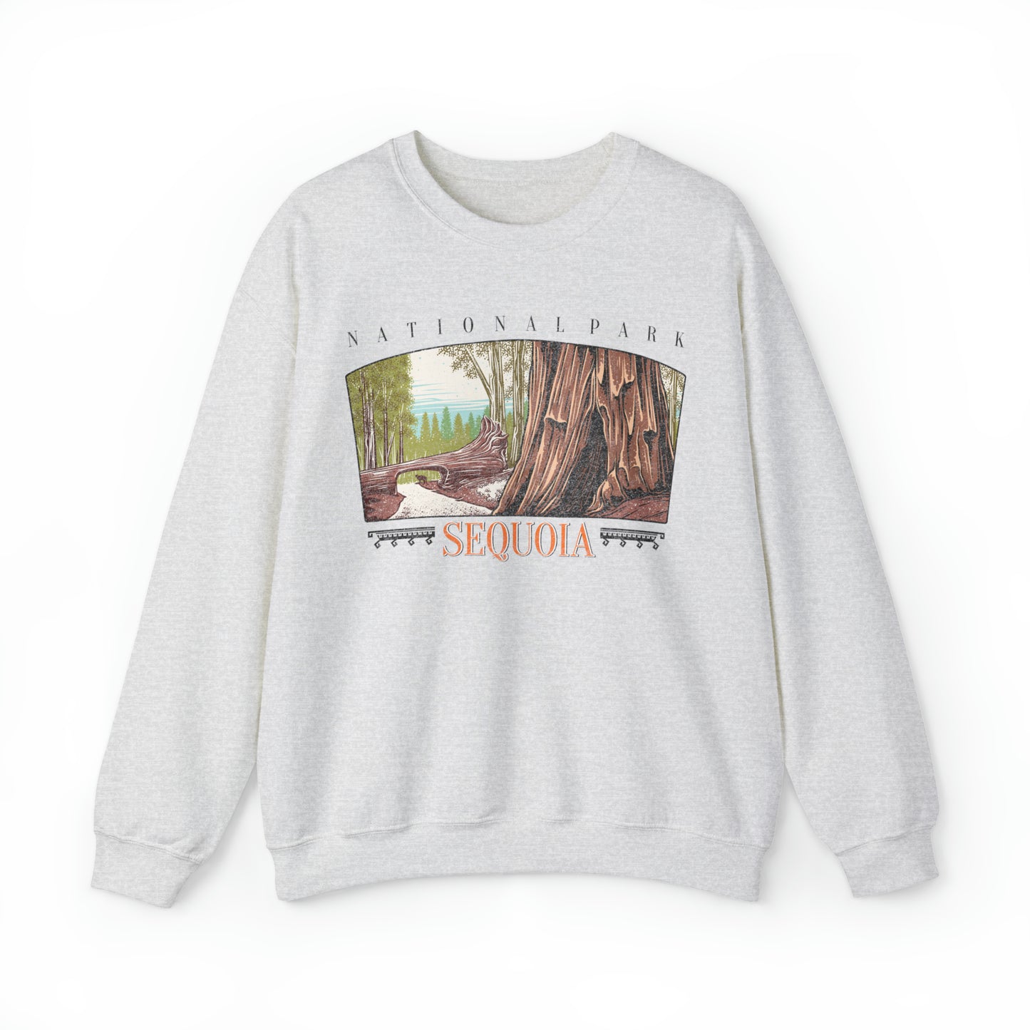 Vintage Sequoia National Park Pullover Sweatshirt