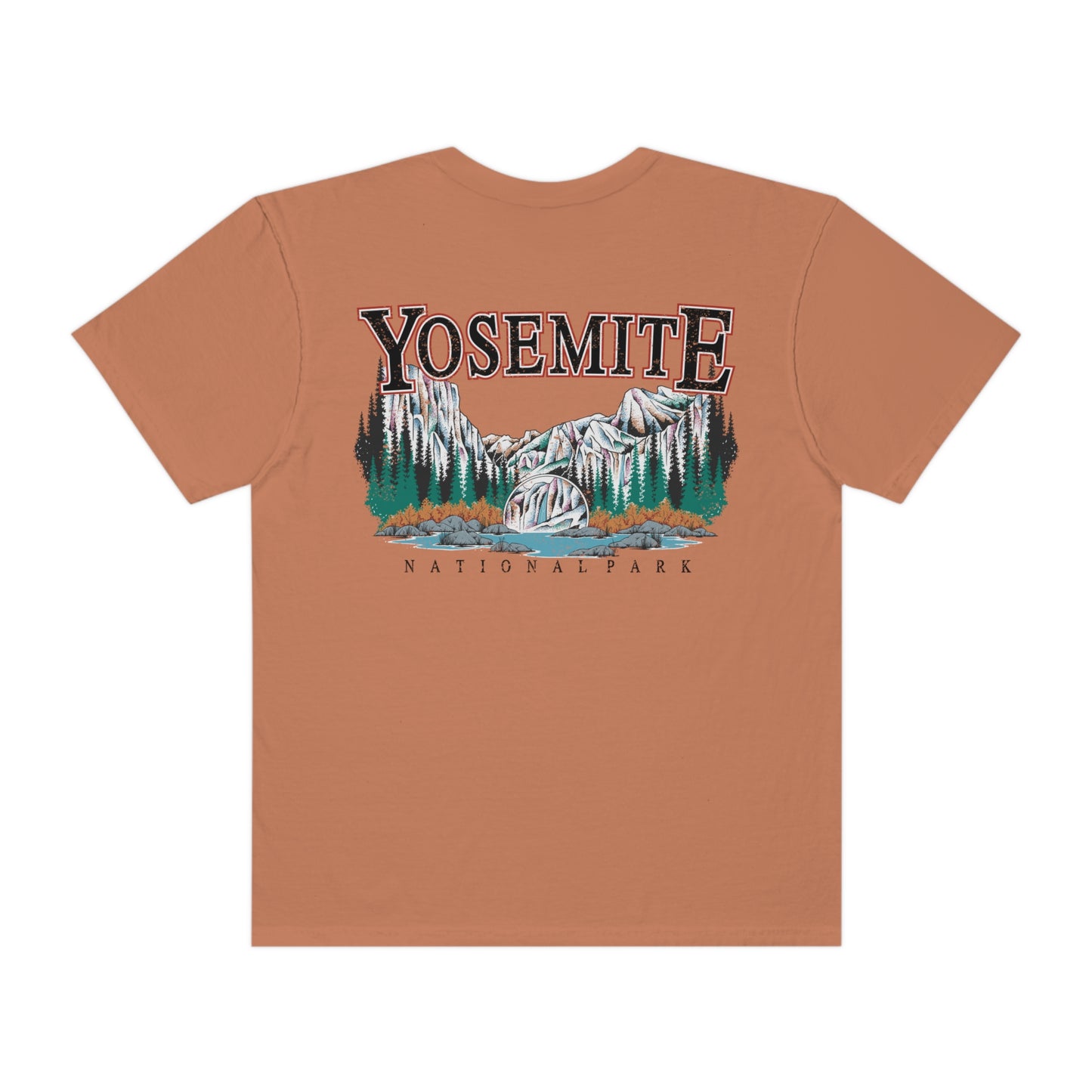 Vintage Yosemite National Park Back Graphic T-Shirt