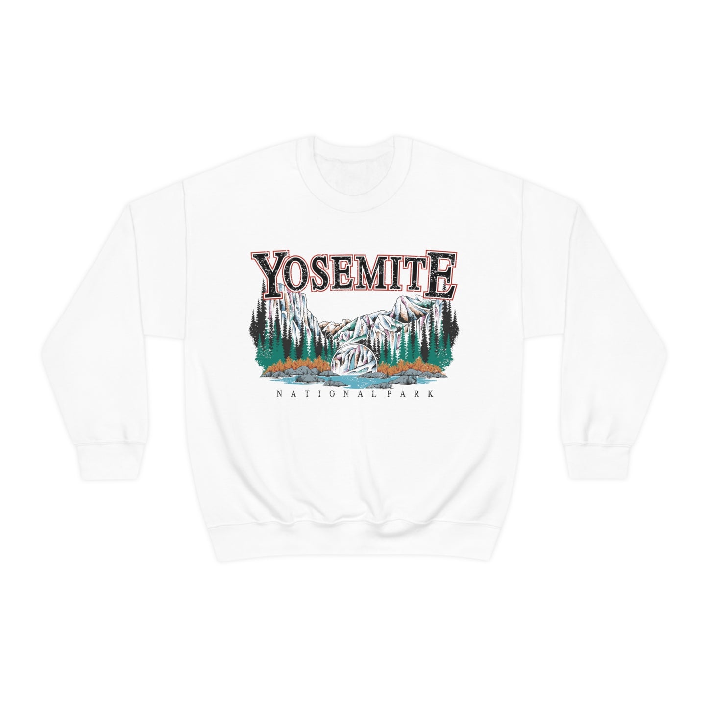 Vintage Yosemite National Park Pullover Sweatshirt