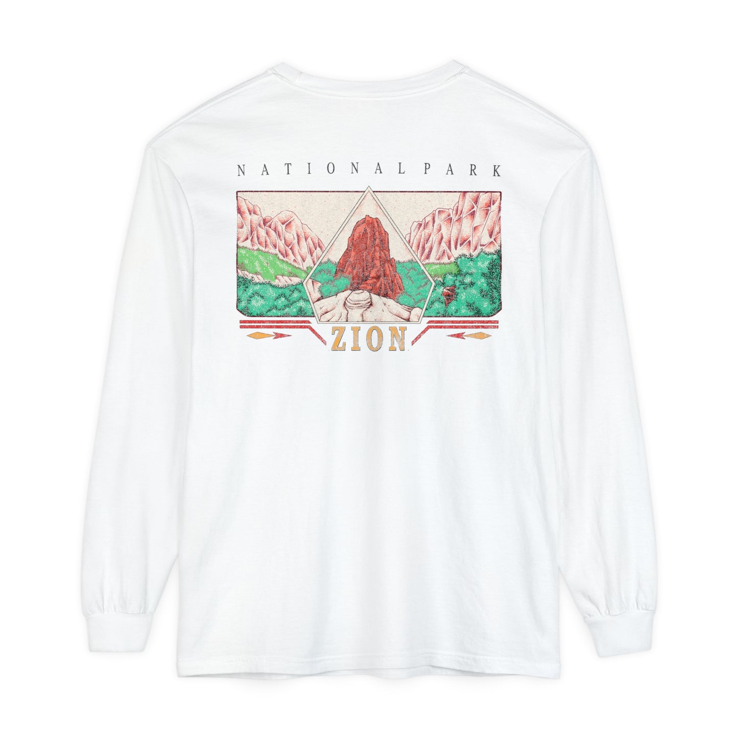 Vintage Zion National Park Long Sleeve Shirt