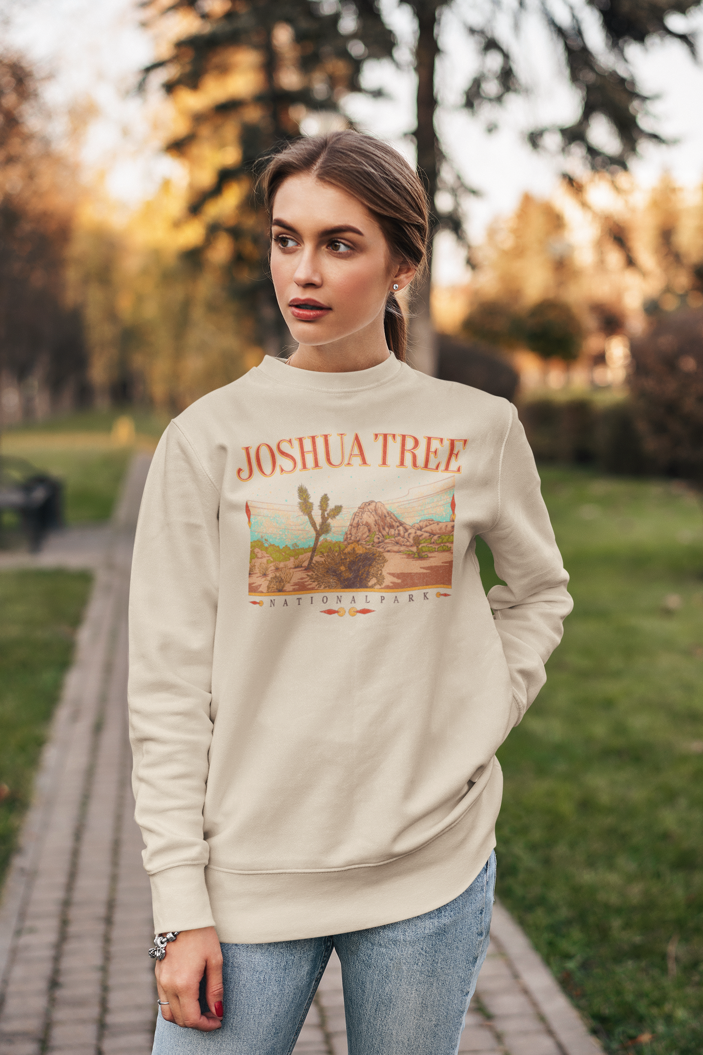 Vintage Joshua Tree National Park Pullover Sweatshirt