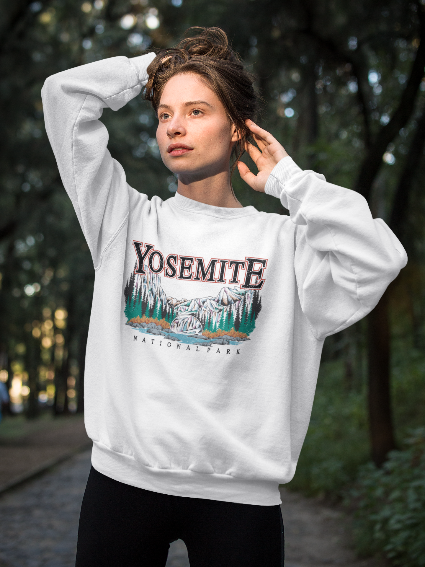 Vintage Yosemite National Park Pullover Sweatshirt
