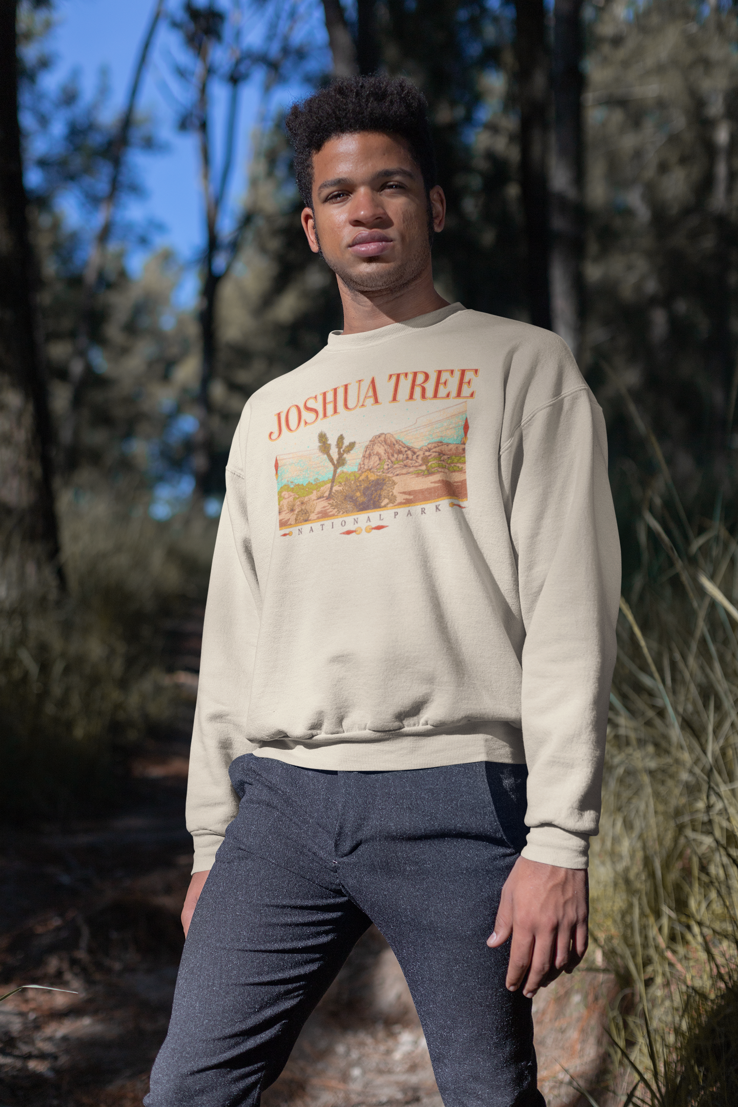 Vintage Joshua Tree National Park Pullover Sweatshirt