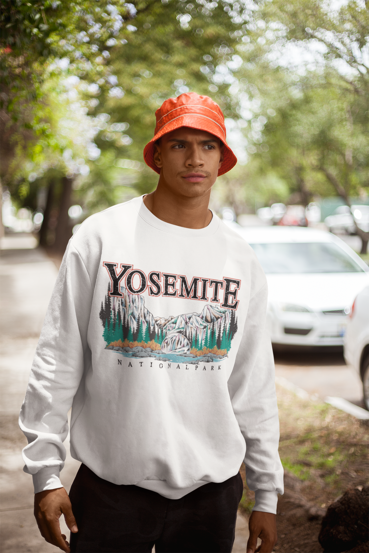 Vintage Yosemite National Park Pullover Sweatshirt