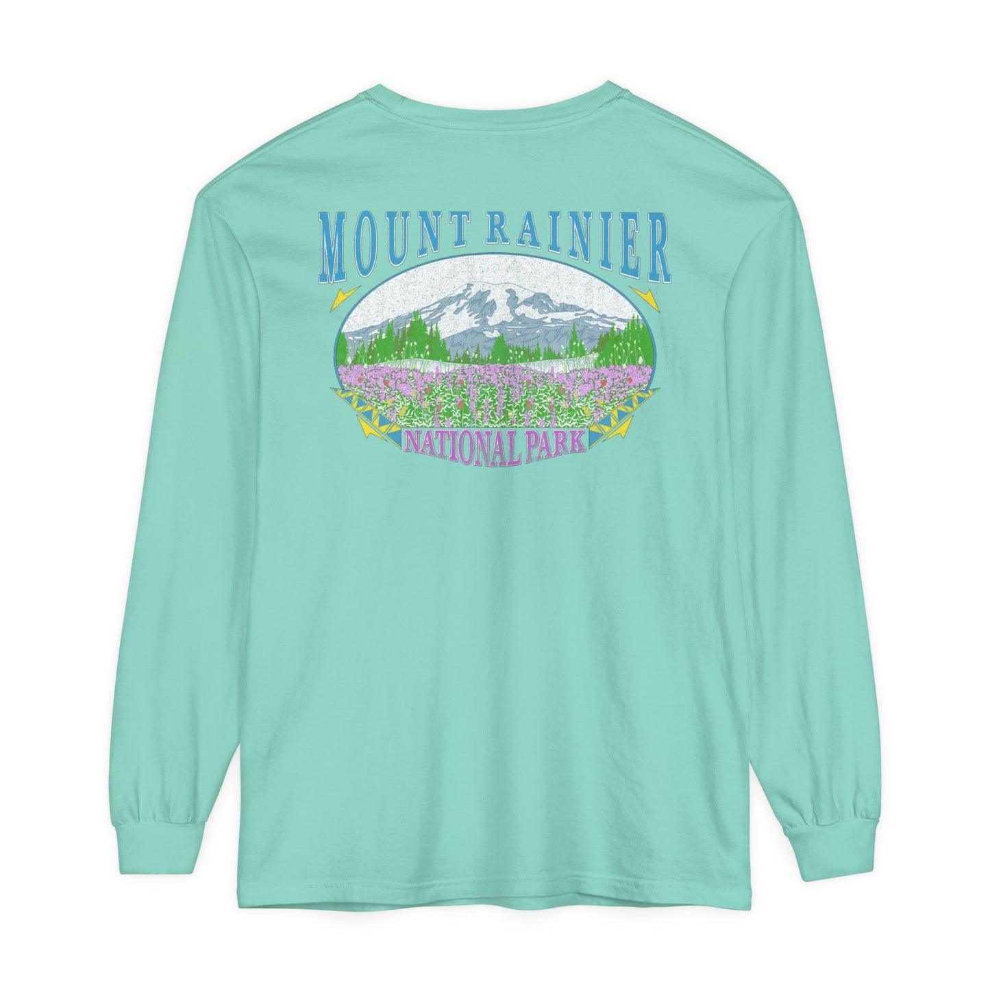 Vintage Rainier National Park Long Sleeve Shirt