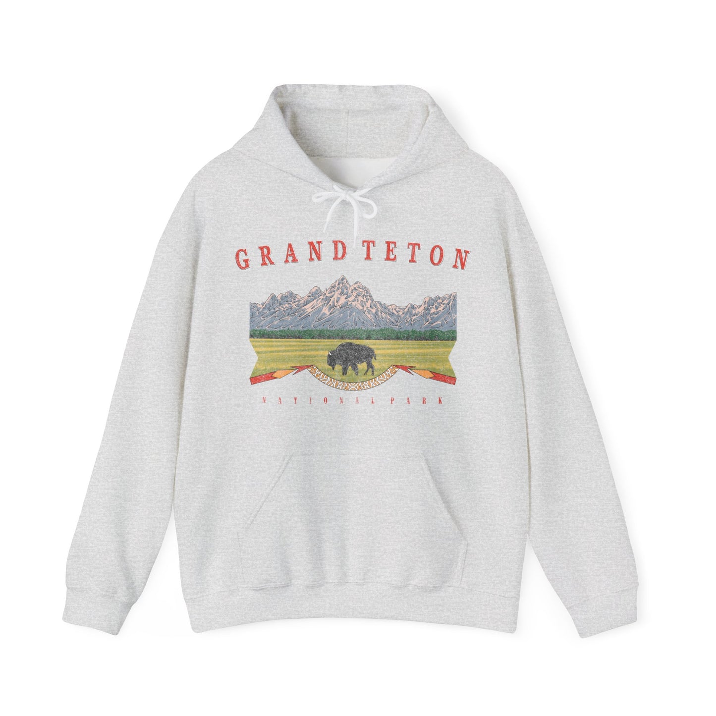 Vintage Grand Teton National Park Hoodie