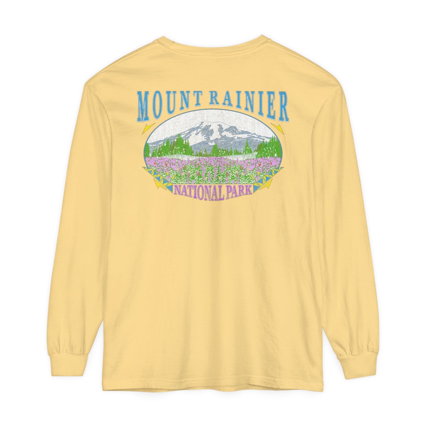 Vintage Rainier National Park Long Sleeve Shirt