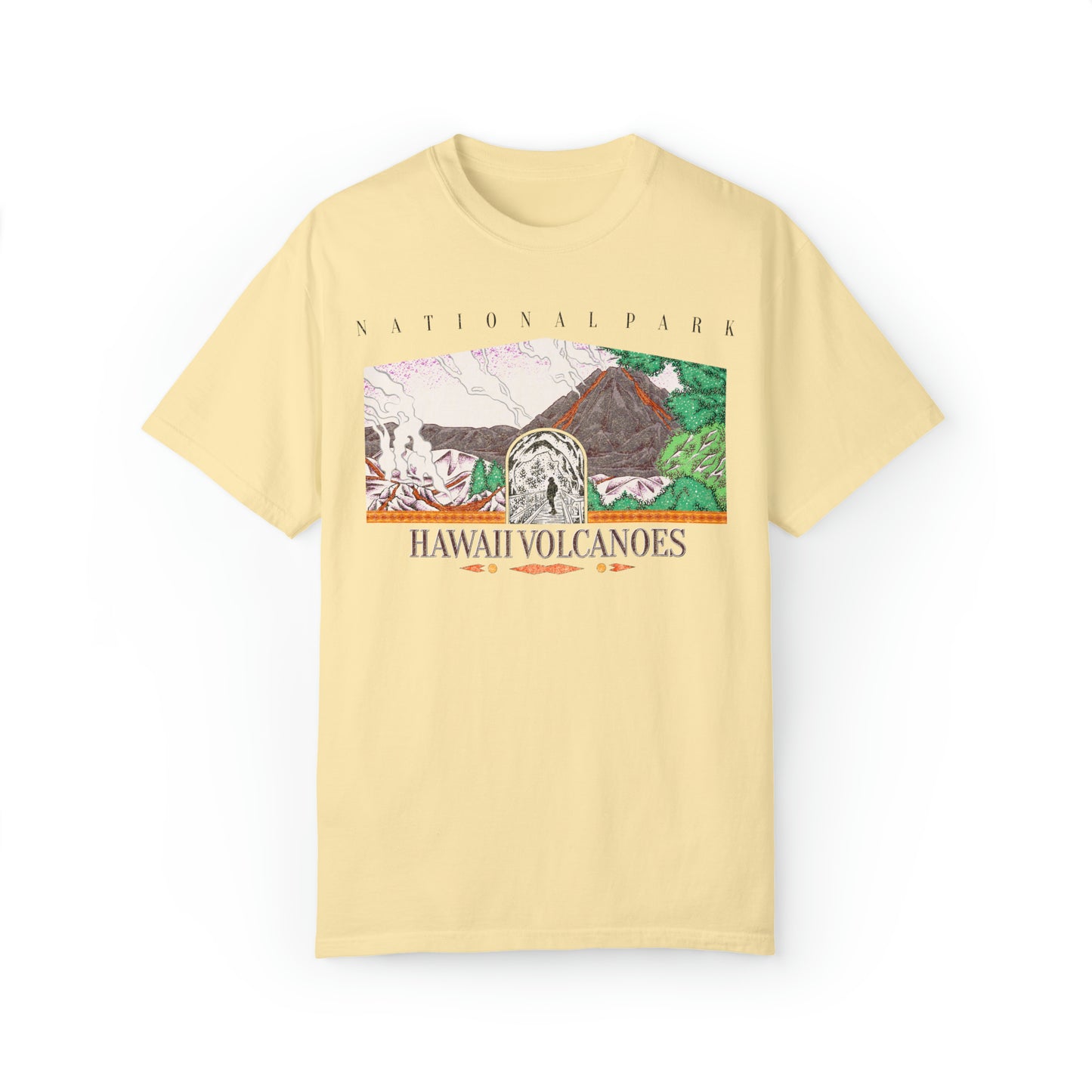 Vintage Hawaii Volcanoes National Park Tee Shirt