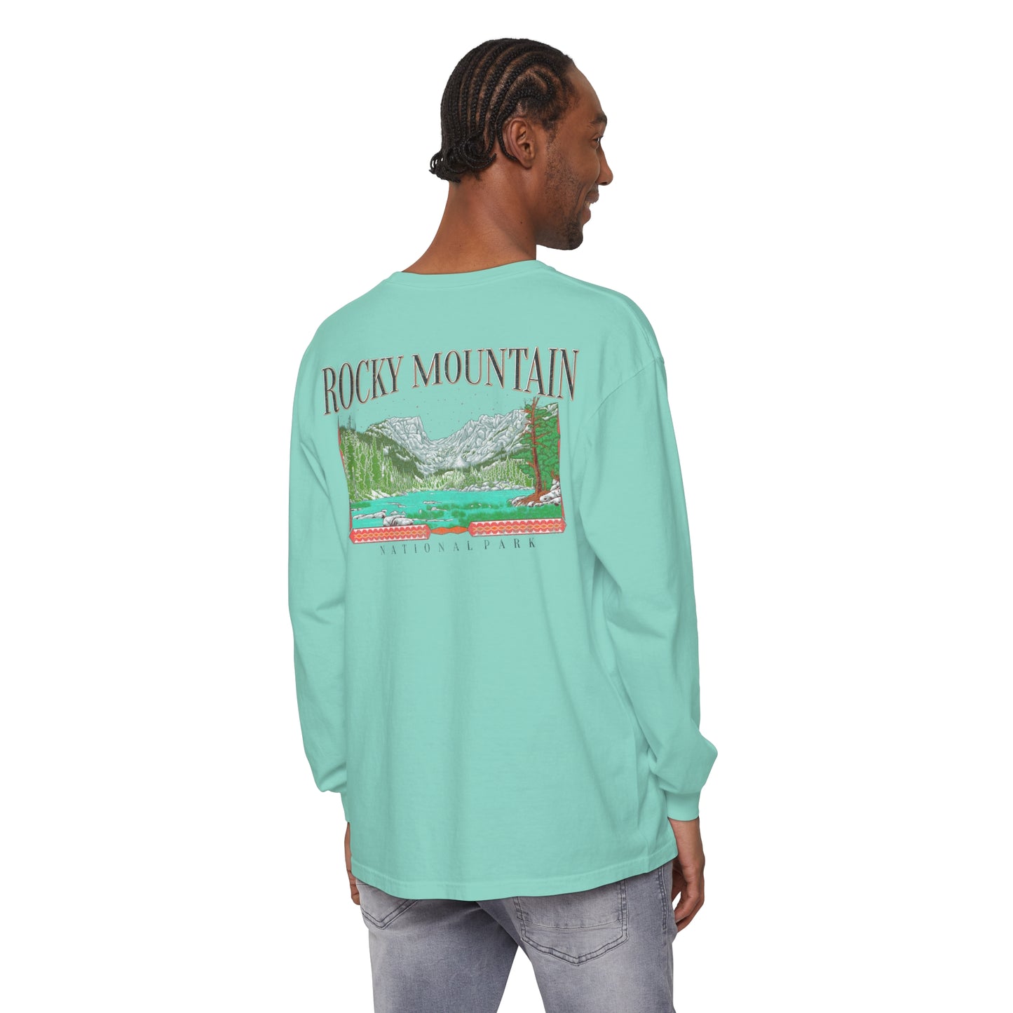 Vintage Rocky Mountain National Park Long Sleeve Shirt