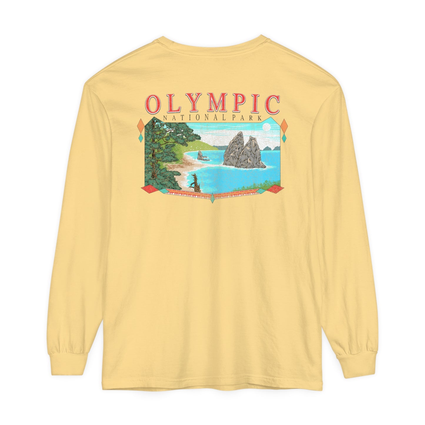 Vintage Olympic National Park Long Sleeve Shirt