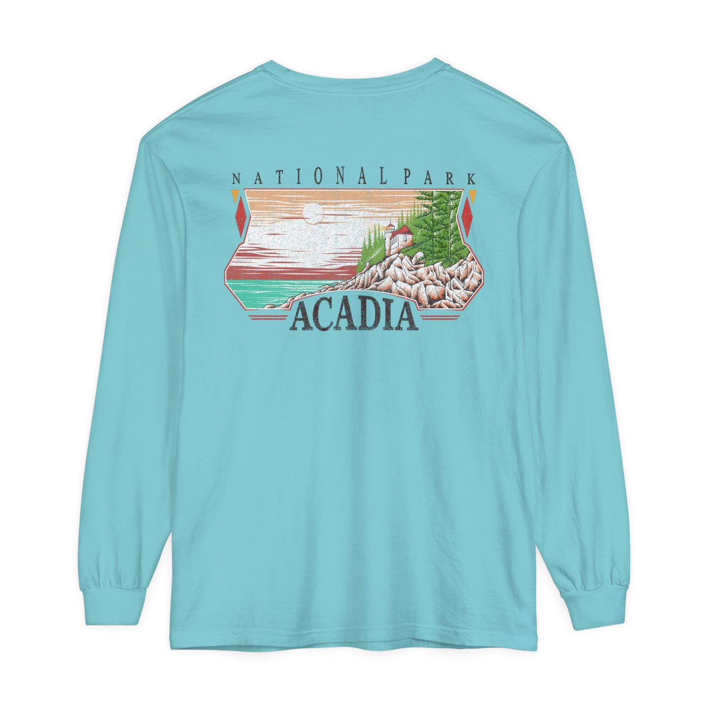 Vintage Acadia National Park Long Sleeve Shirt