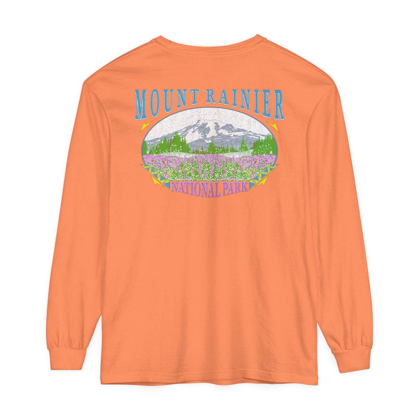 Vintage Rainier National Park Long Sleeve Shirt