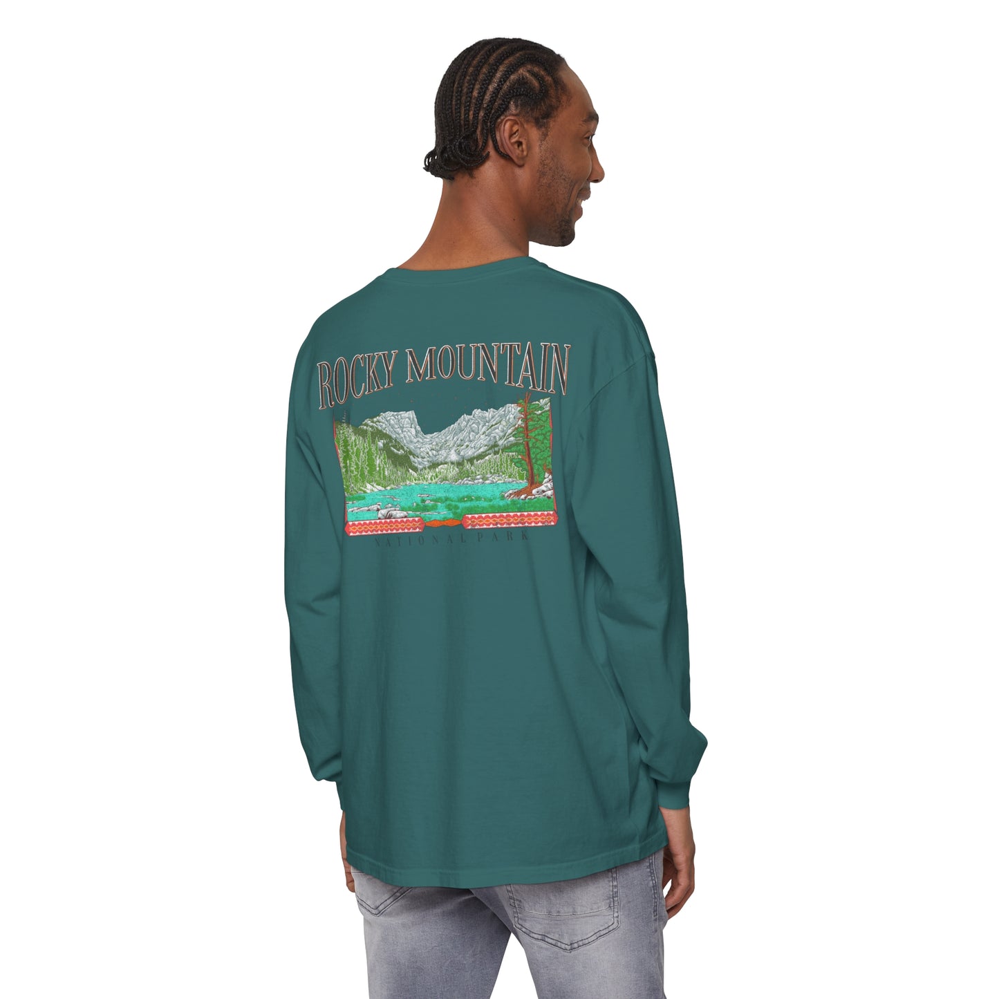 Vintage Rocky Mountain National Park Long Sleeve Shirt