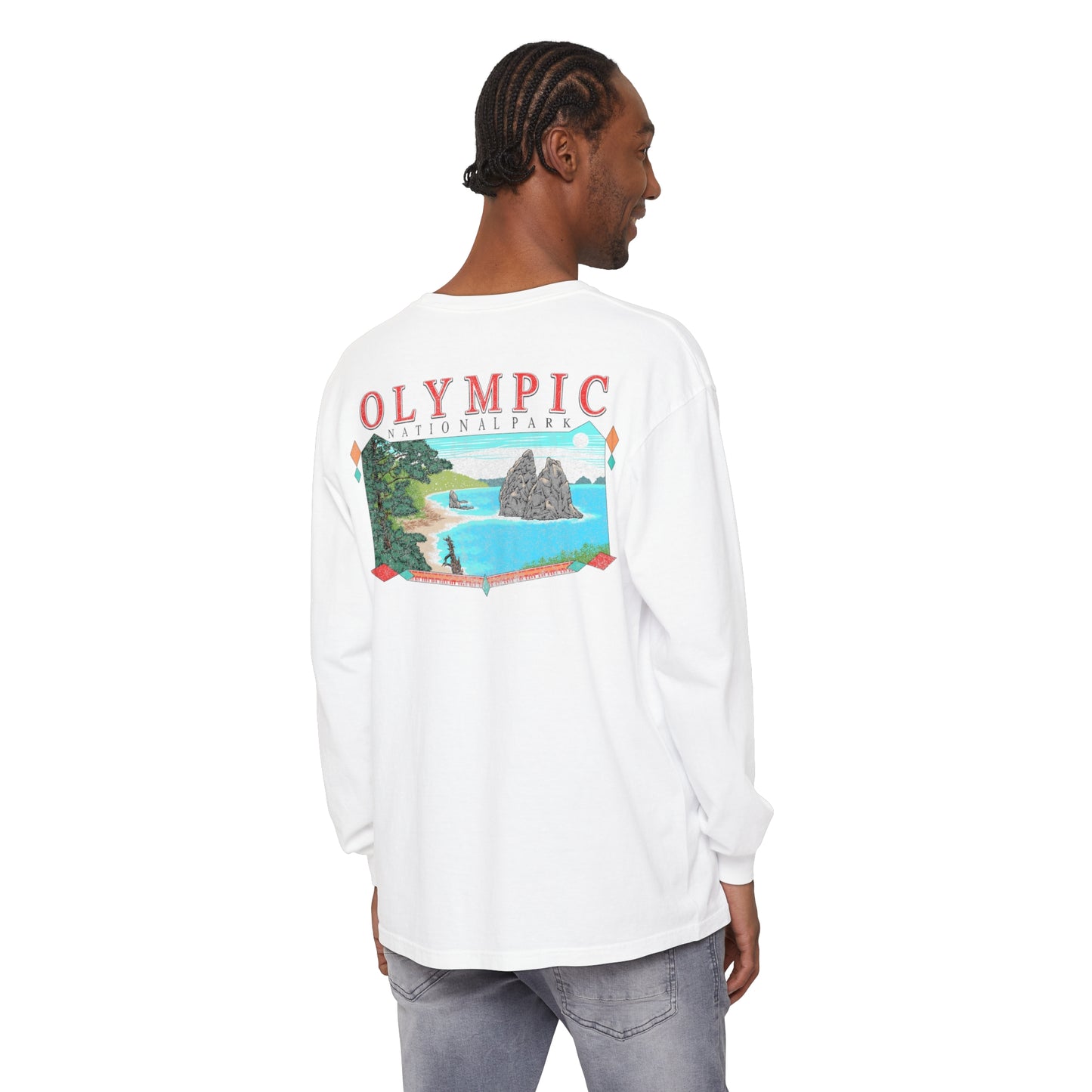 Vintage Olympic National Park Long Sleeve Shirt