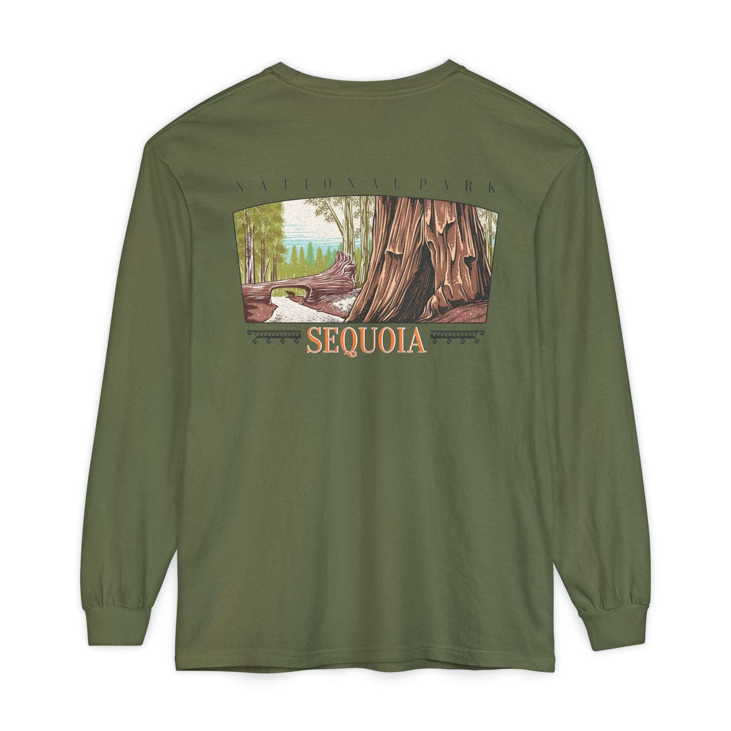 Vintage Sequoia National Park Long Sleeve Shirt