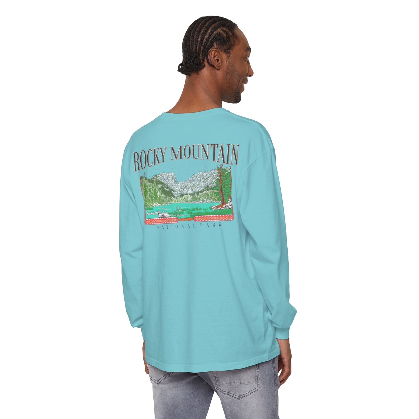 Vintage Rocky Mountain National Park Long Sleeve Shirt