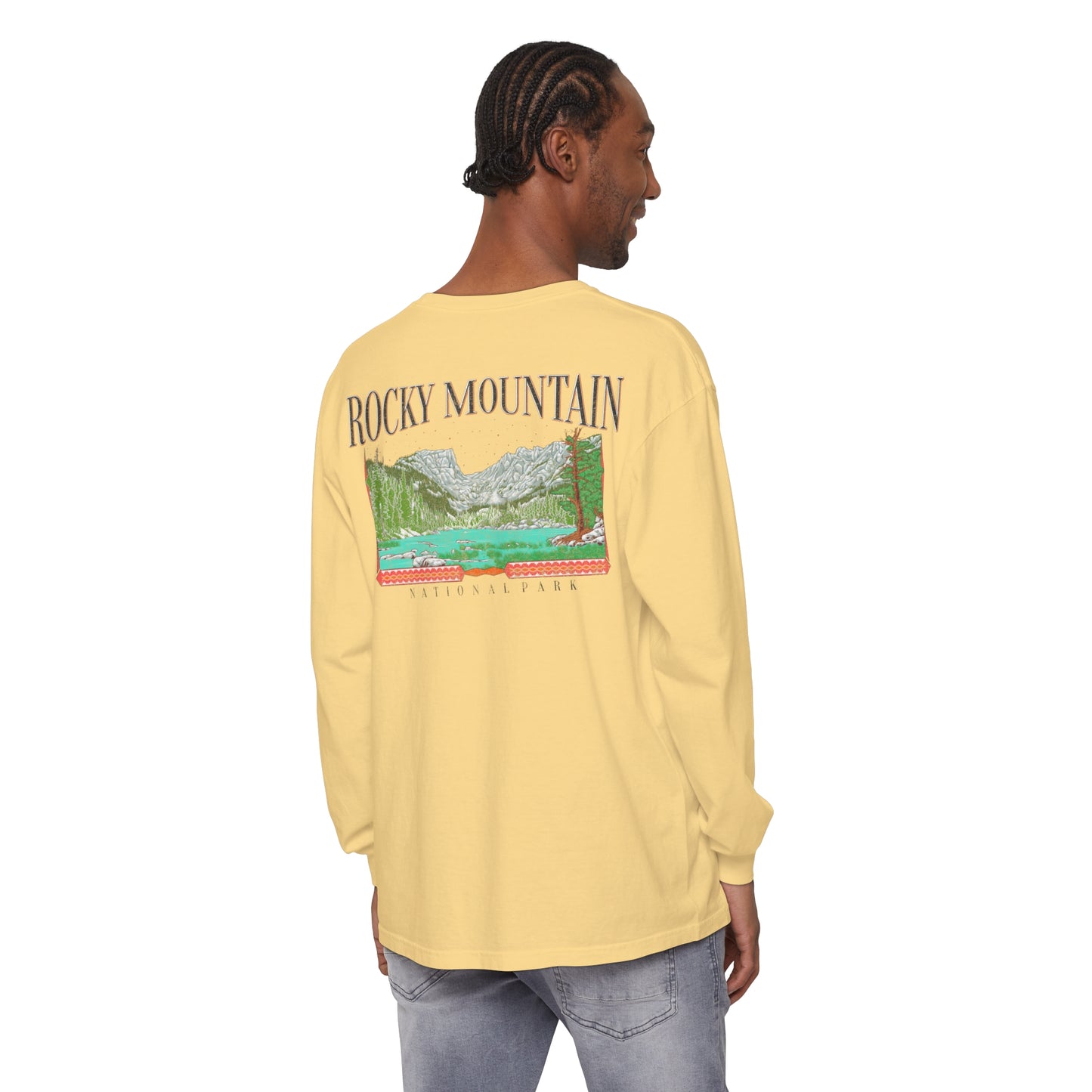 Vintage Rocky Mountain National Park Long Sleeve Shirt