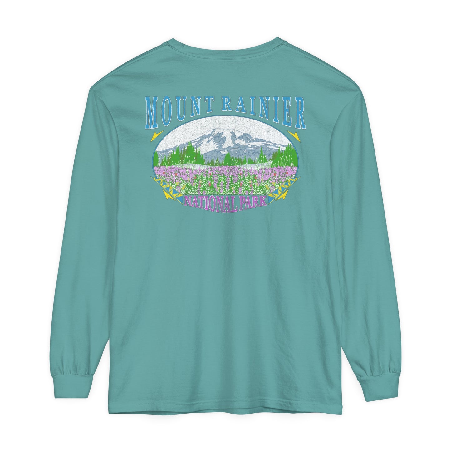 Vintage Rainier National Park Long Sleeve Shirt