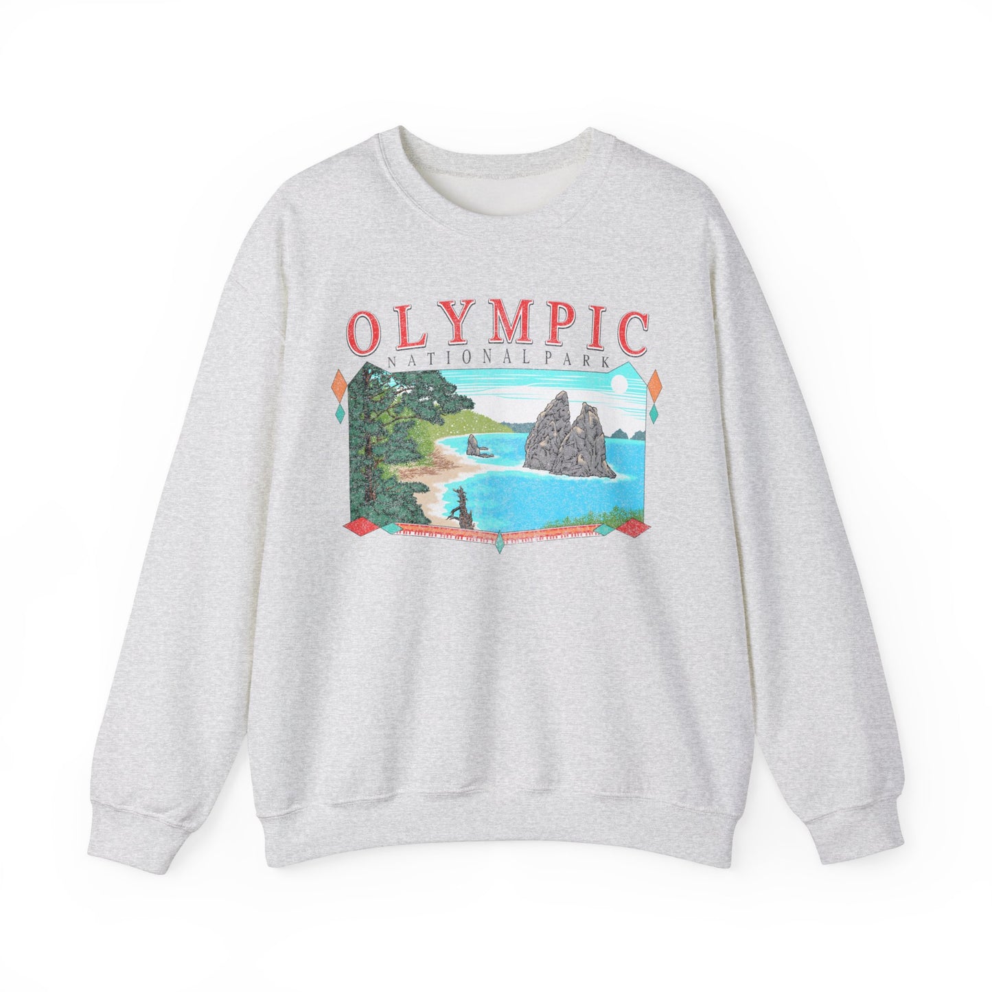 Vintage Olympic National Park Pullover Sweatshirt