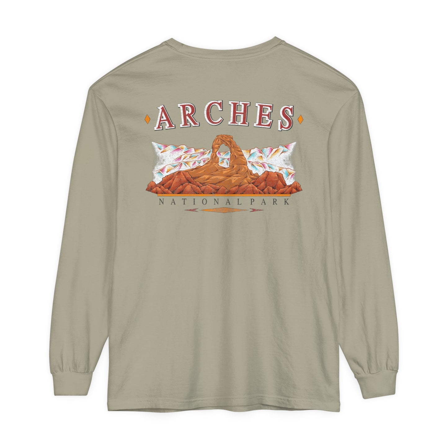 Vintage Arches National Park Long Sleeve Shirt