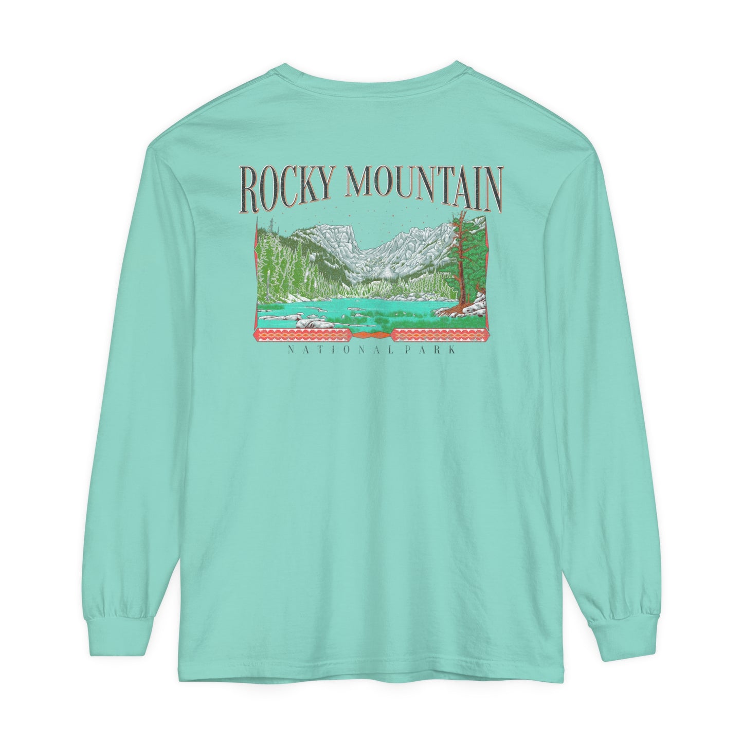 Vintage Rocky Mountain National Park Long Sleeve Shirt