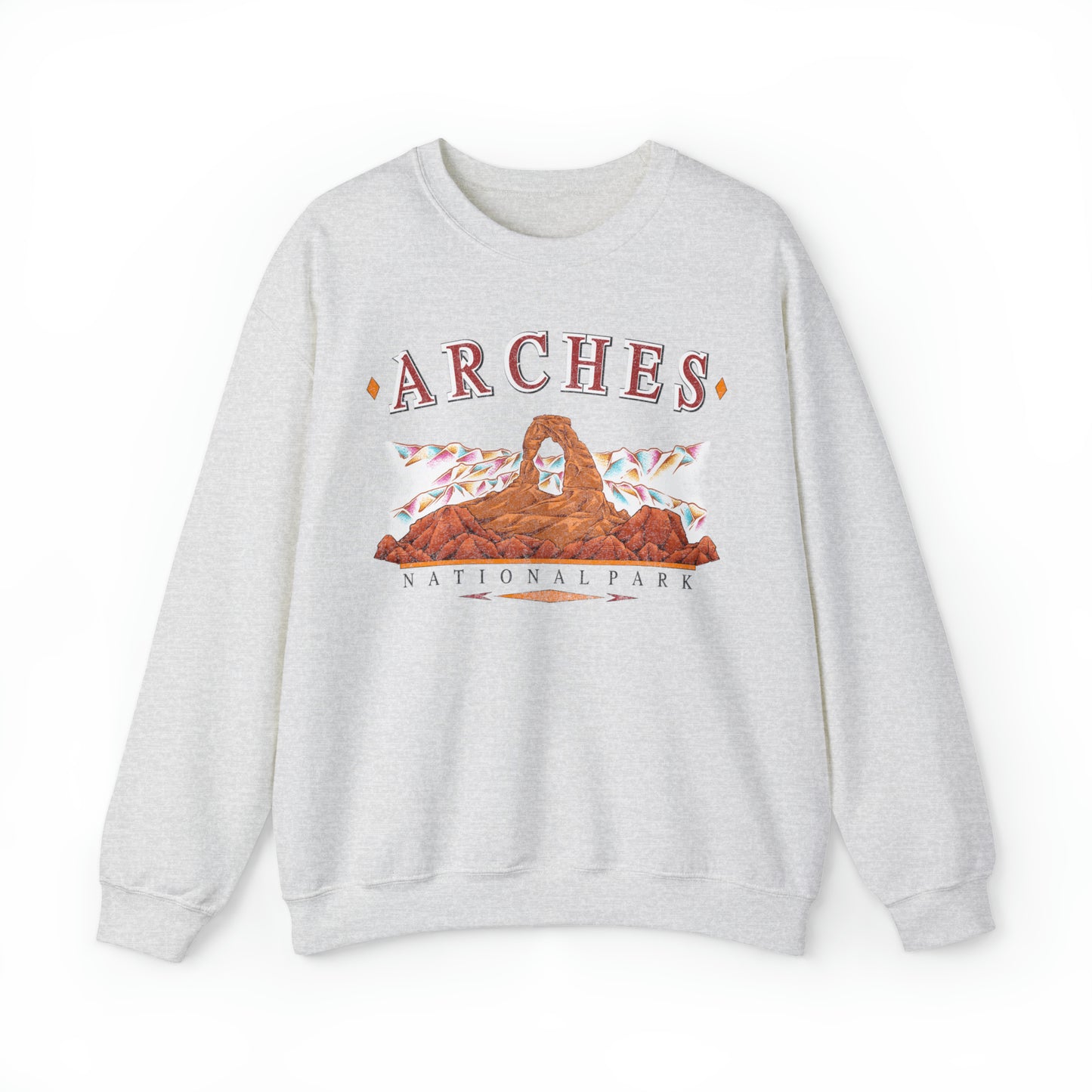 Vintage Arches National Park Pullover Sweatshirt