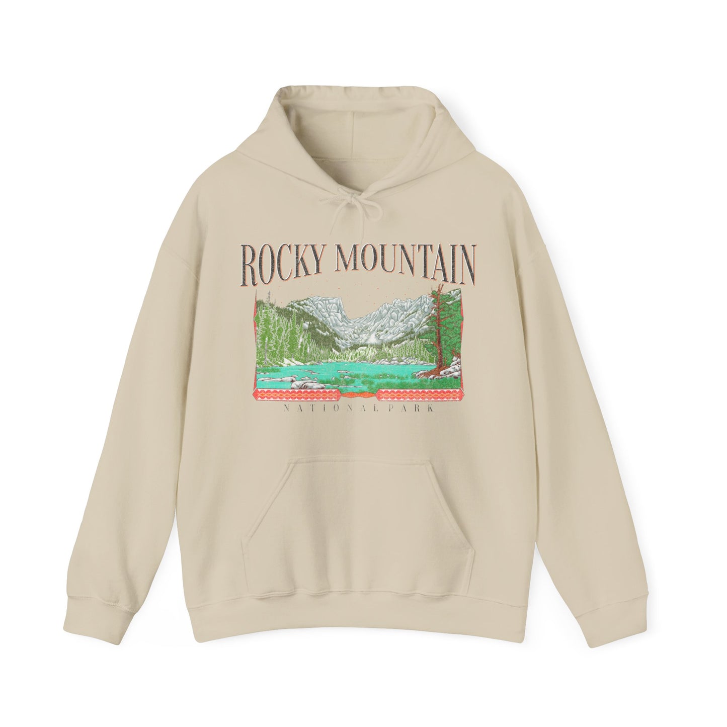 Vintage Rocky Mountain National Park Hoodie