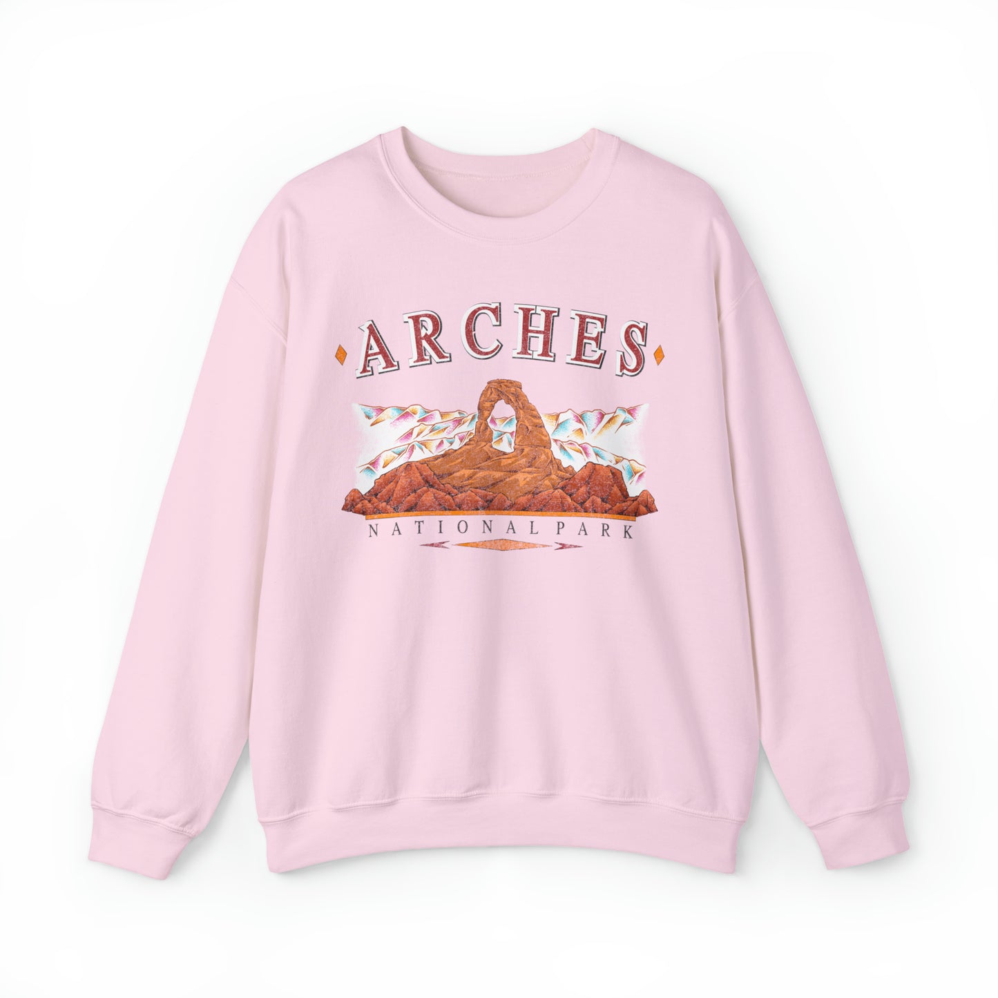 Vintage Arches National Park Pullover Sweatshirt