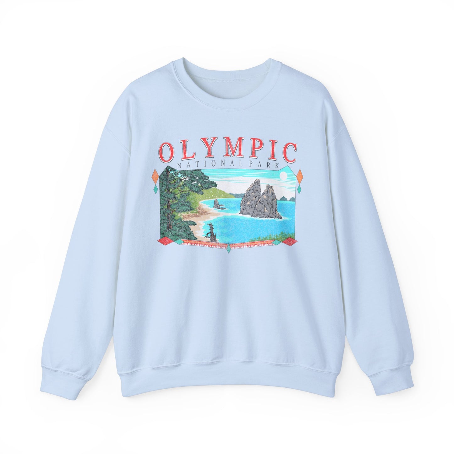 Vintage Olympic National Park Pullover Sweatshirt