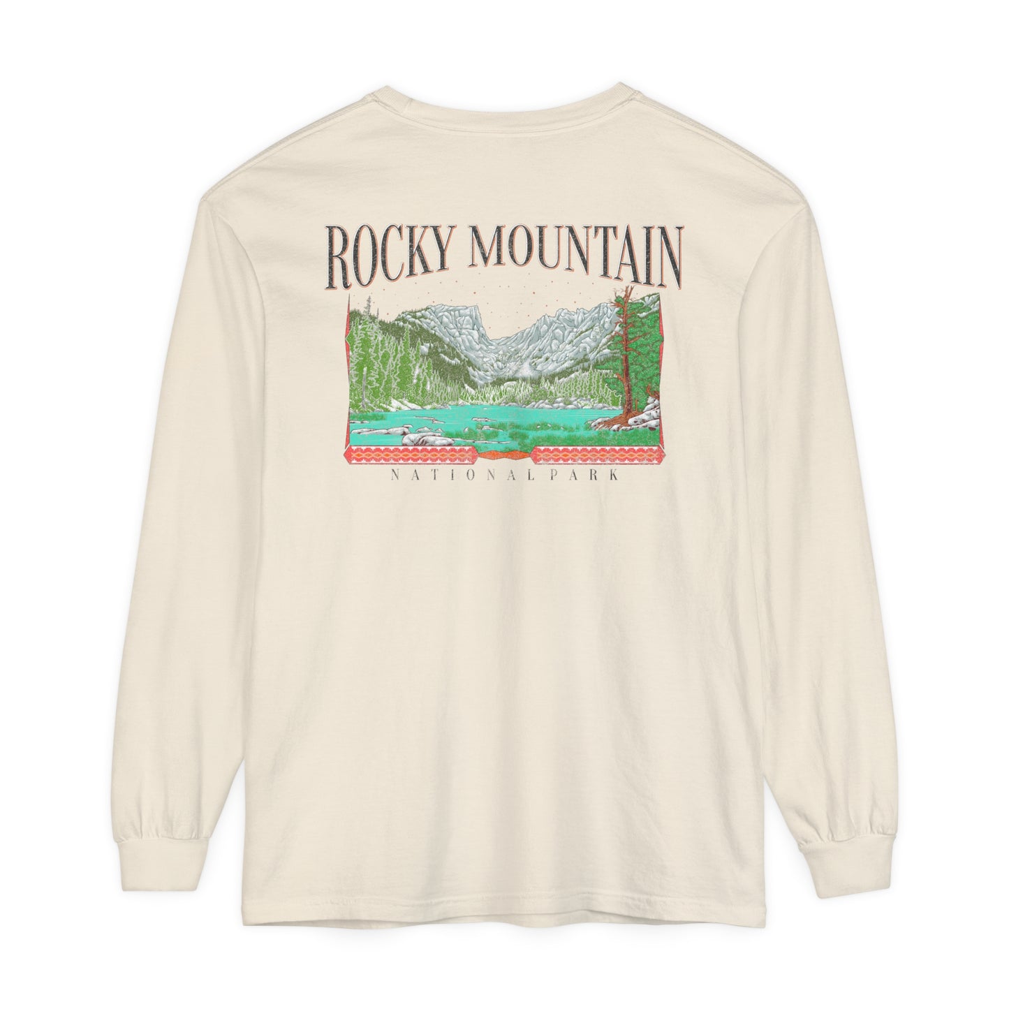 Vintage Rocky Mountain National Park Long Sleeve Shirt