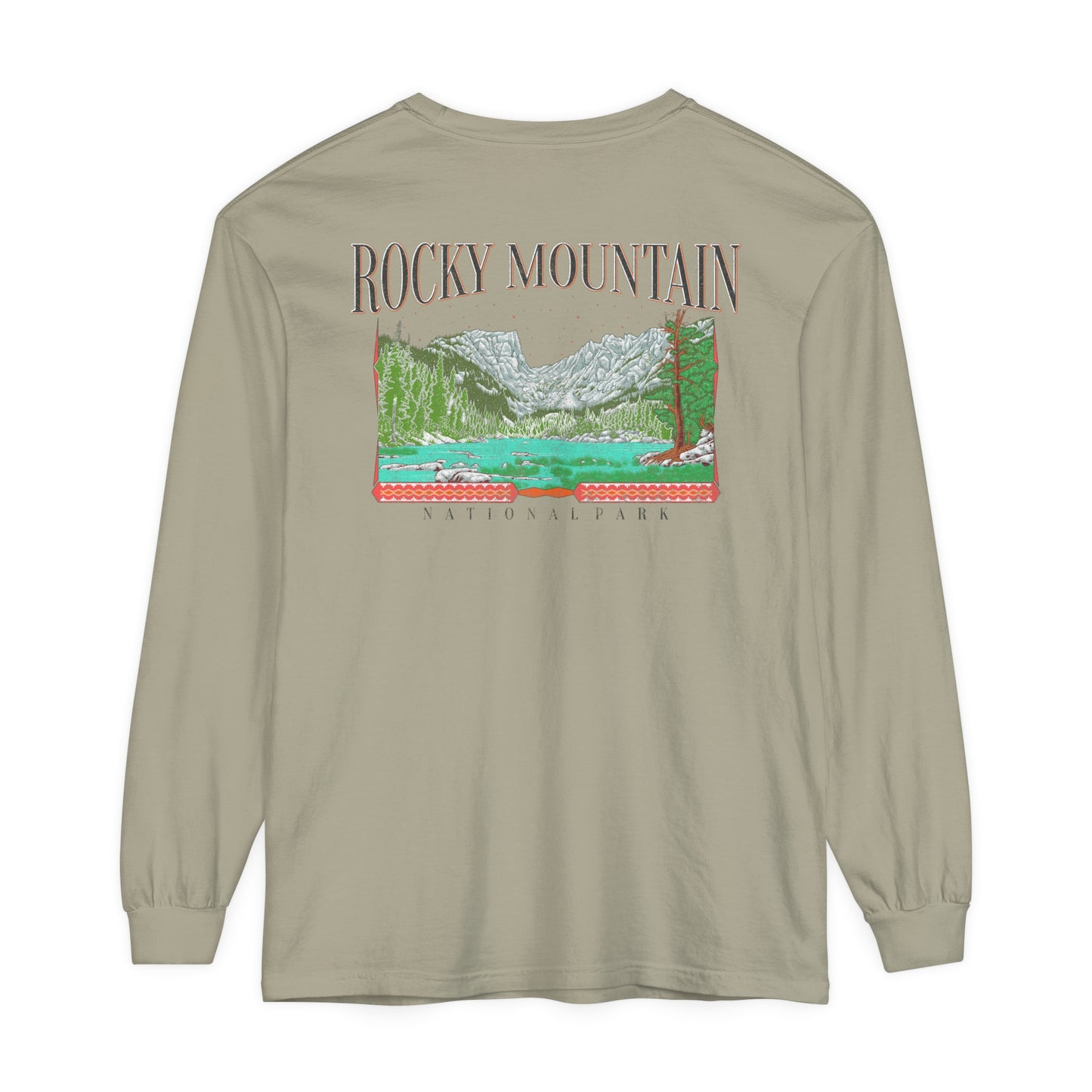 Vintage Rocky Mountain National Park Long Sleeve Shirt