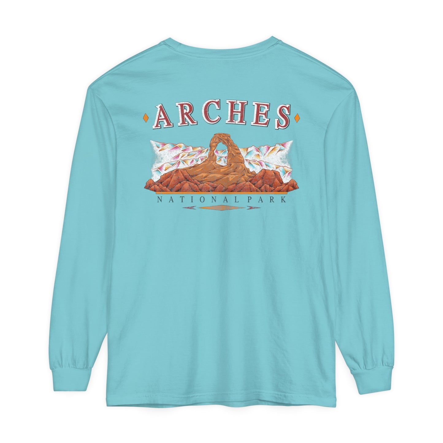 Vintage Arches National Park Long Sleeve Shirt