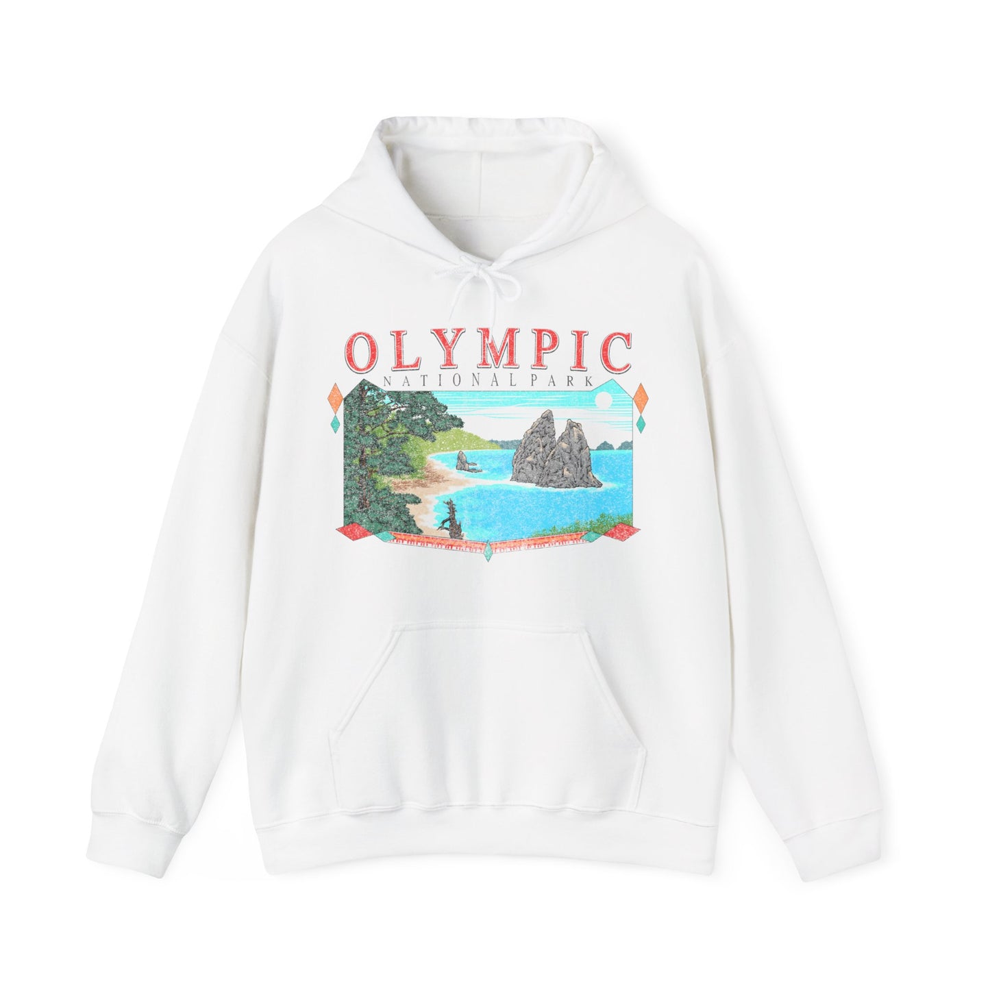 Vintage Olympic National Park Hoodie