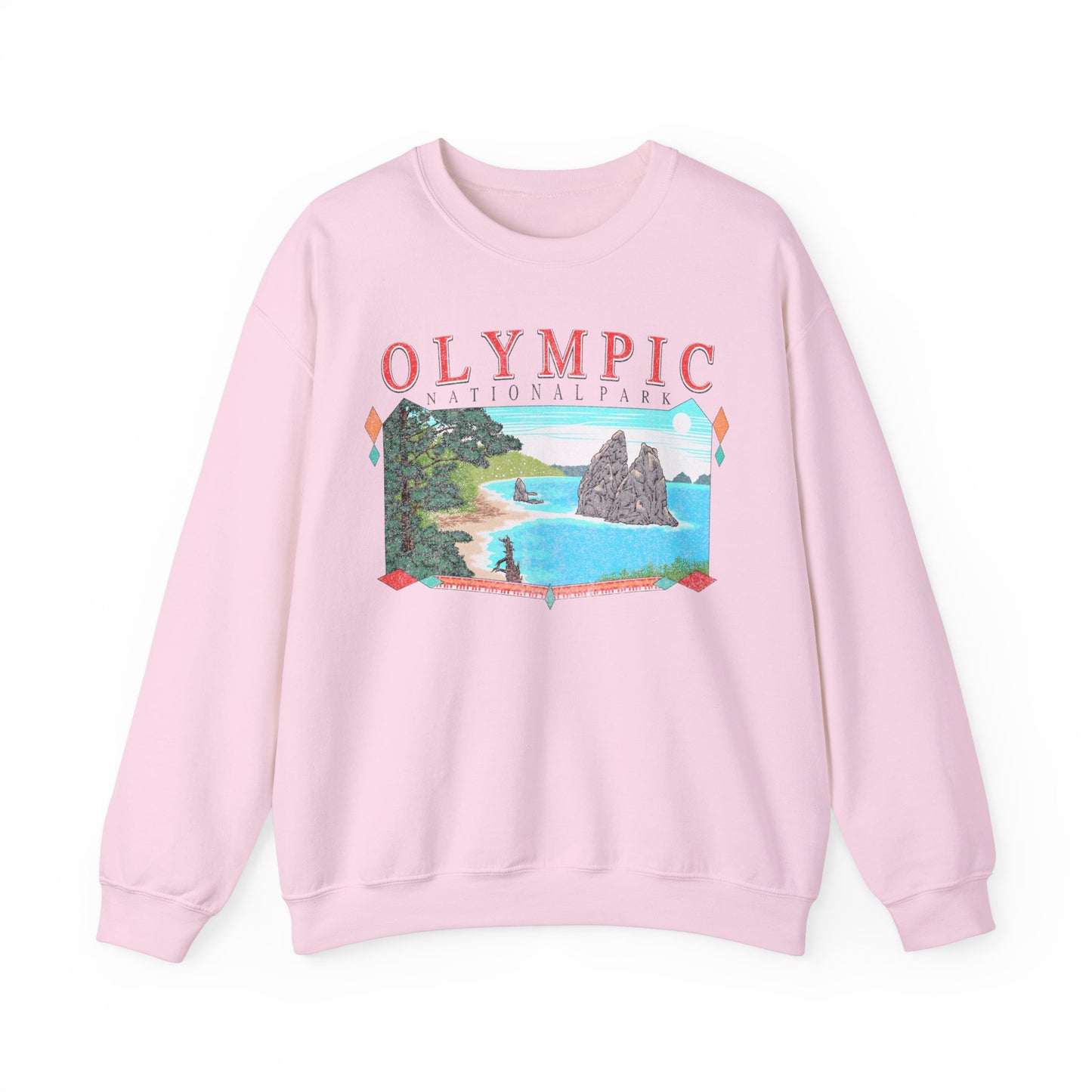 Vintage Olympic National Park Pullover Sweatshirt