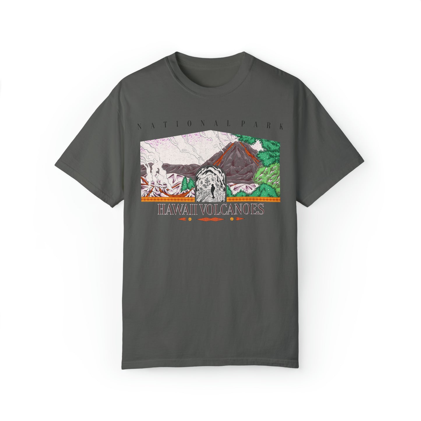 Vintage Hawaii Volcanoes National Park Tee Shirt