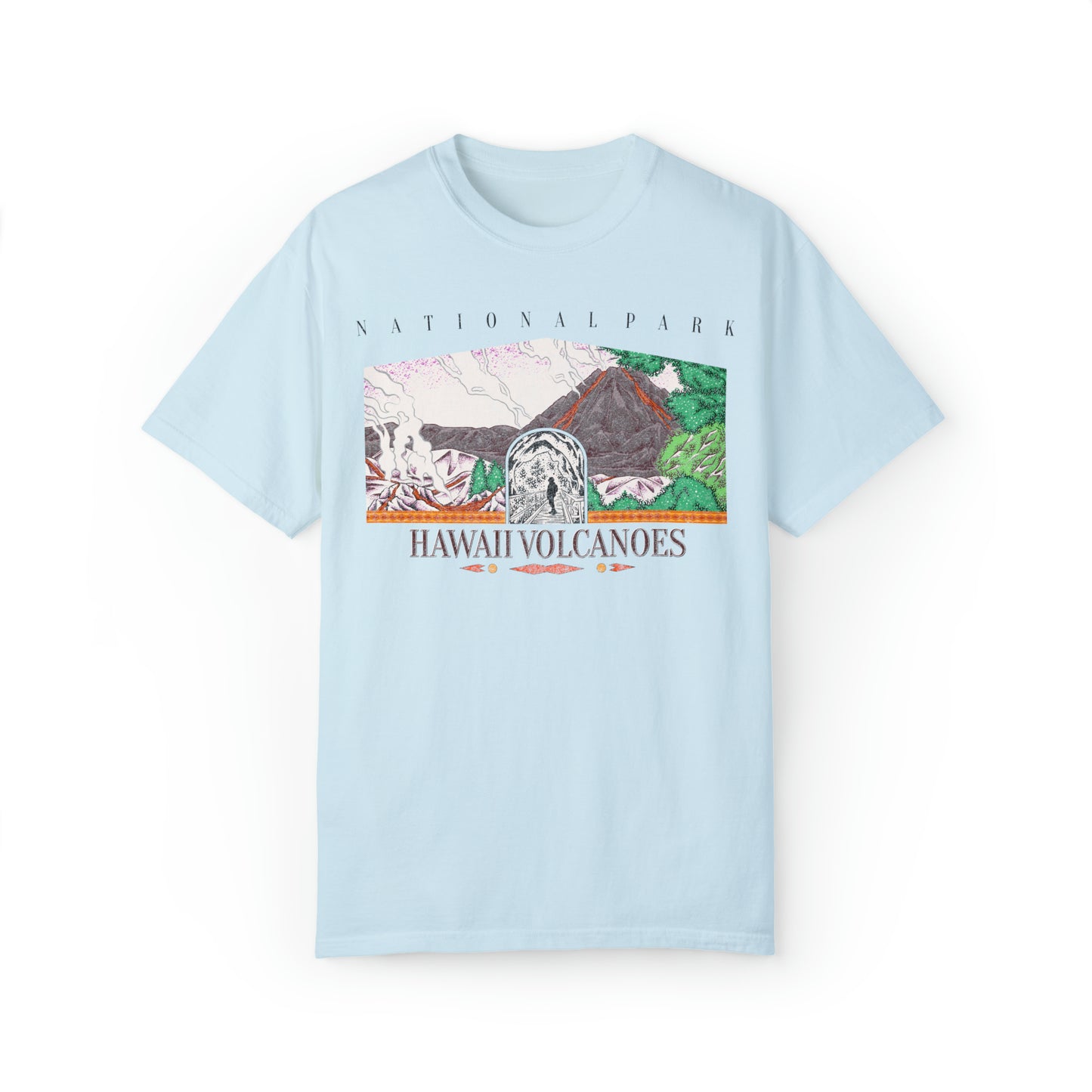 Vintage Hawaii Volcanoes National Park Tee Shirt