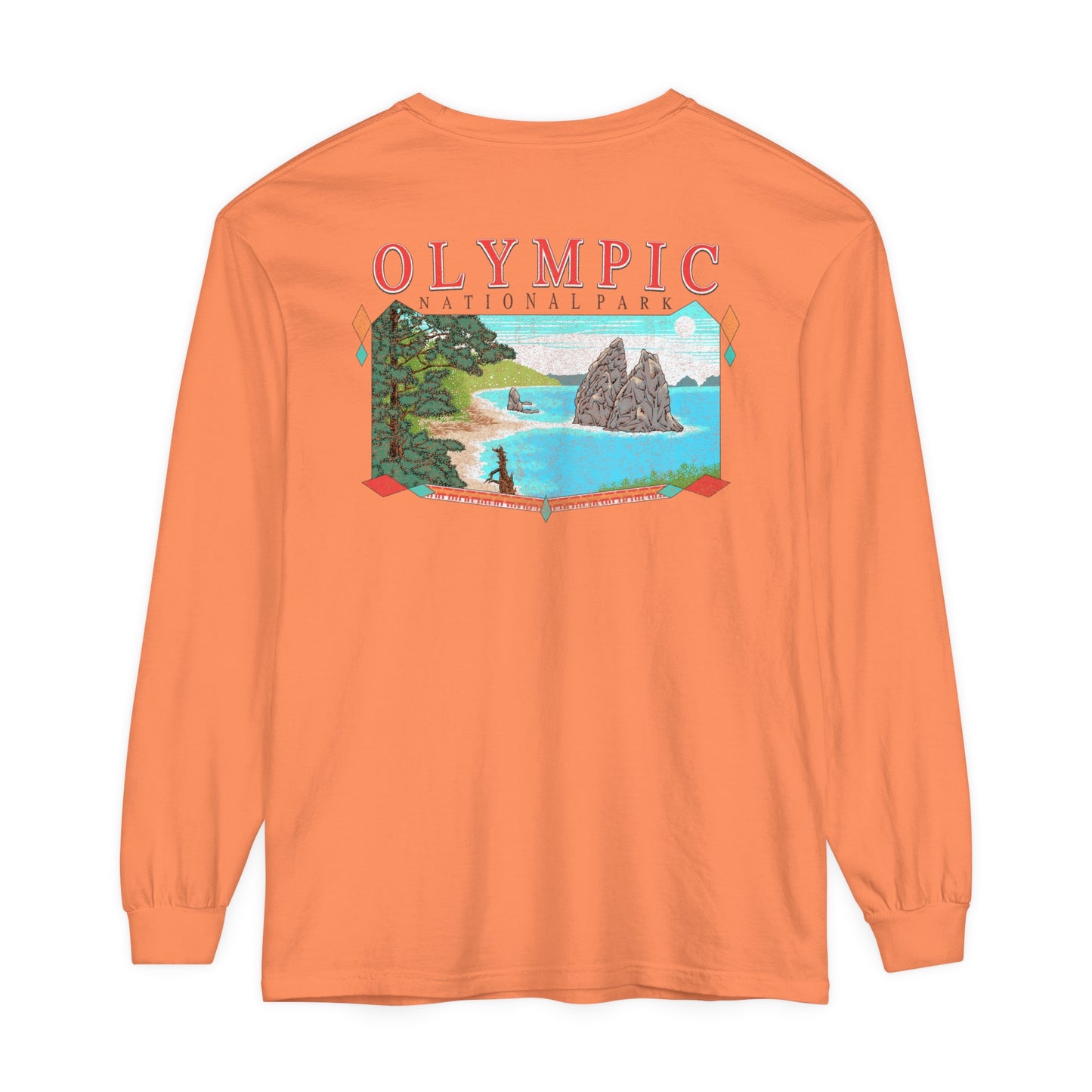 Vintage Olympic National Park Long Sleeve Shirt