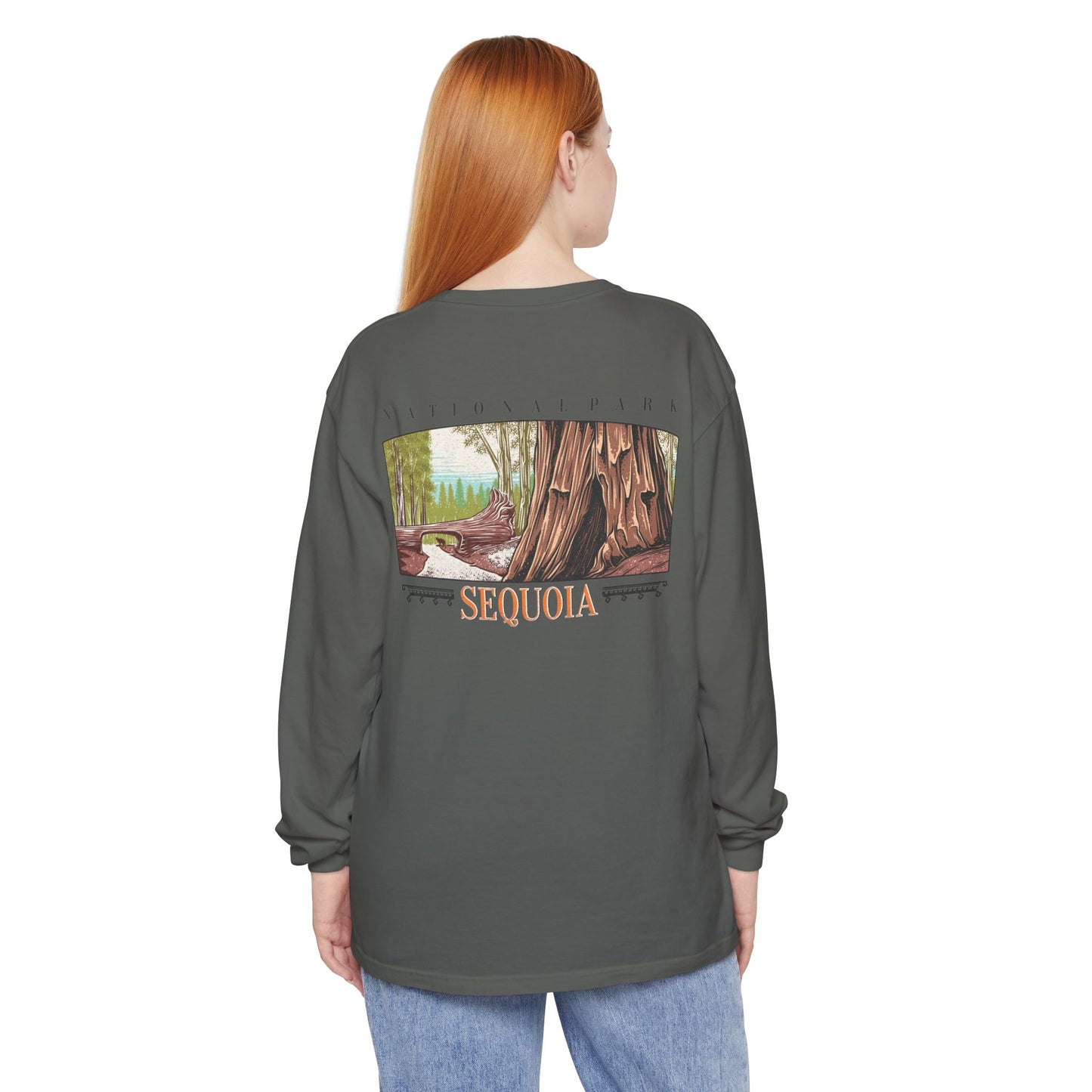 Vintage Sequoia National Park Long Sleeve Shirt