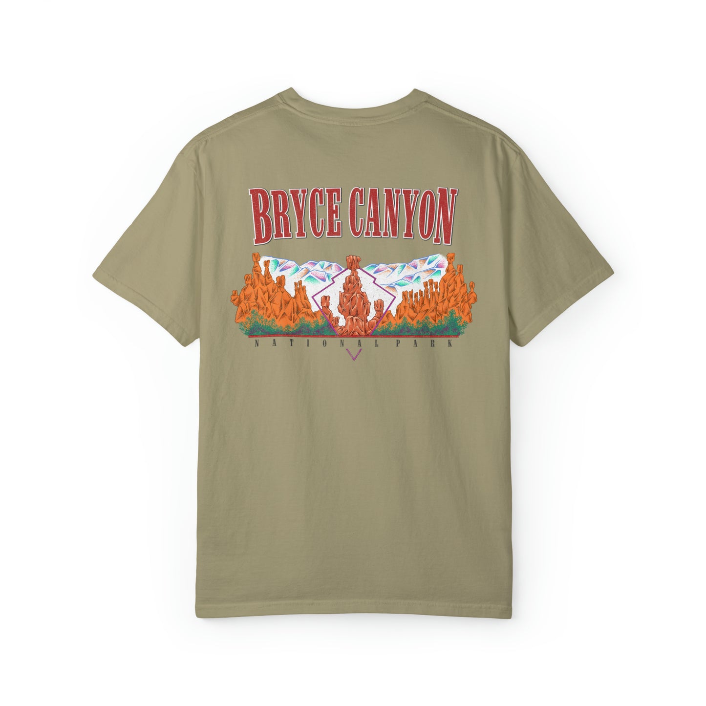 Vintage Bryce Canyon National Park Back Graphic Tee Shirt