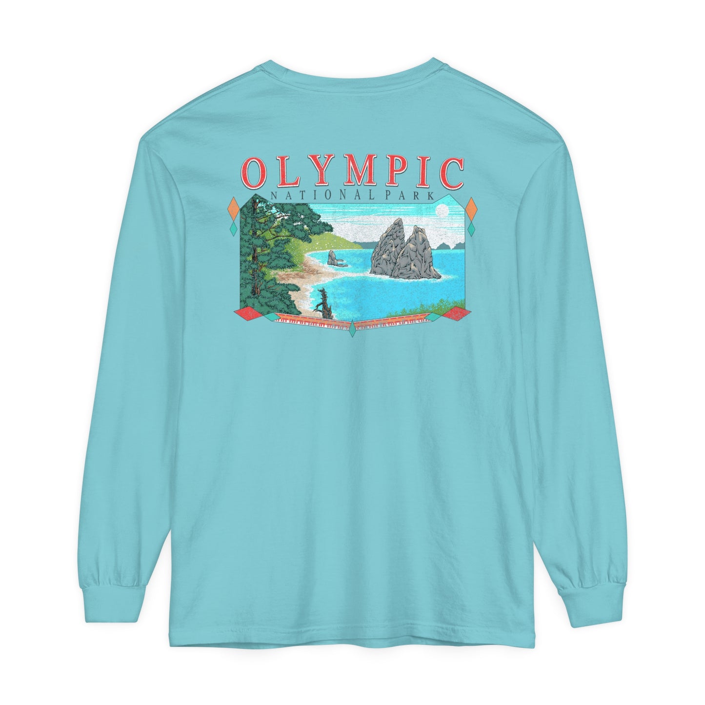 Vintage Olympic National Park Long Sleeve Shirt