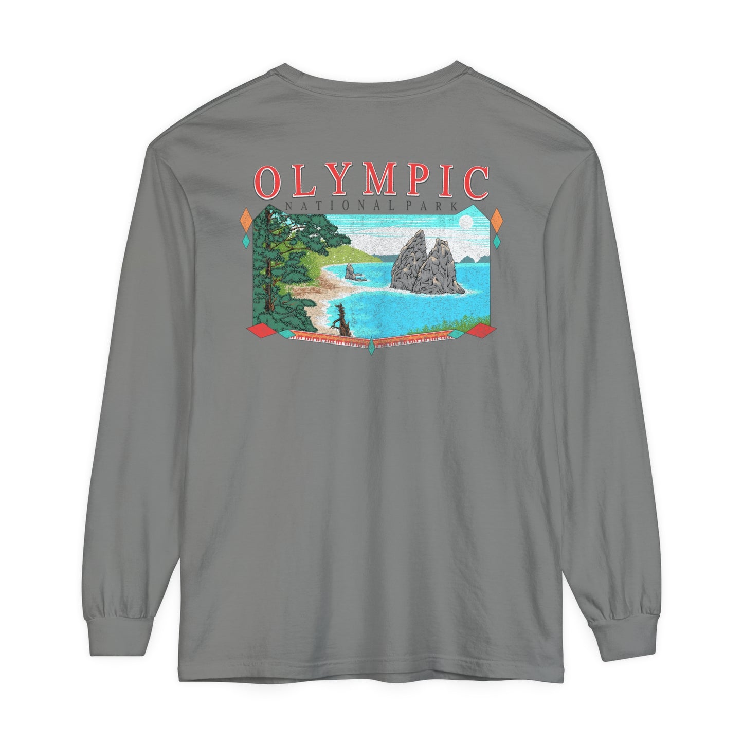 Vintage Olympic National Park Long Sleeve Shirt