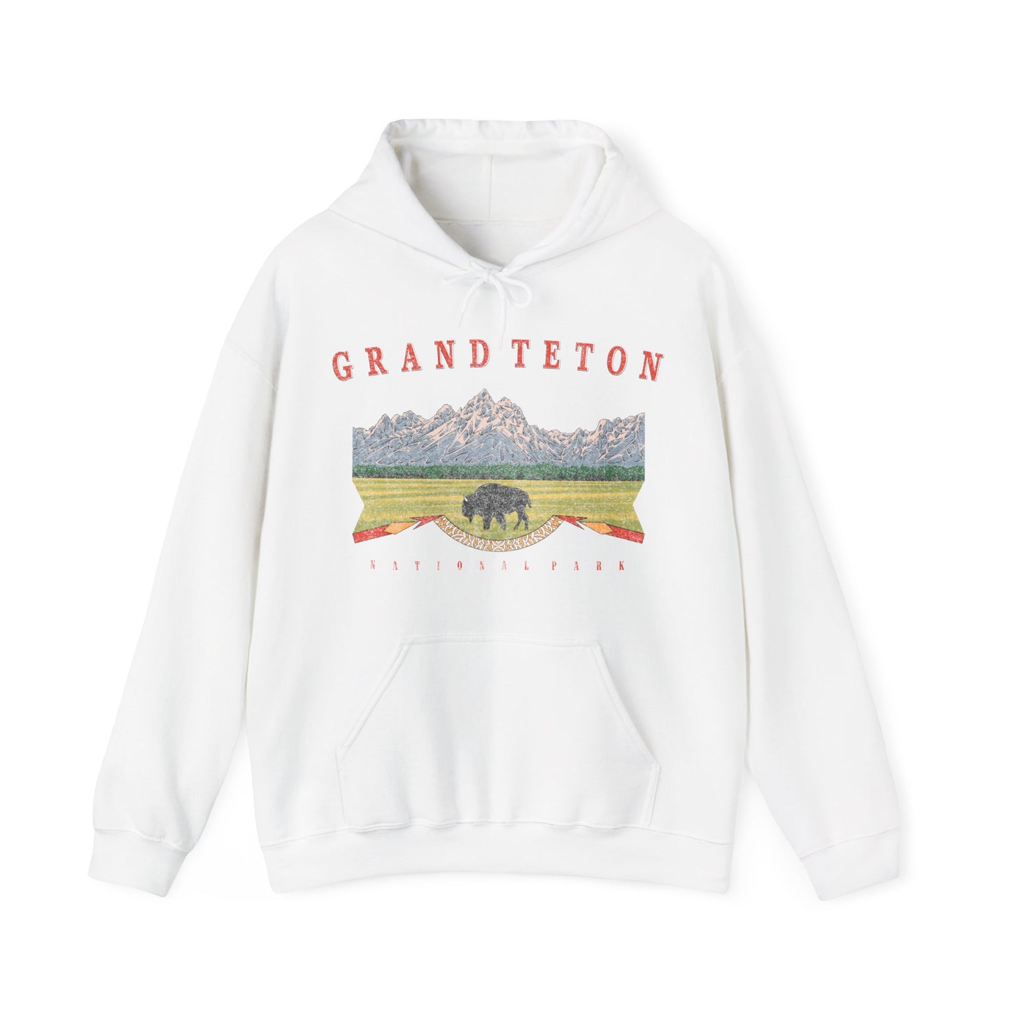 Vintage Grand Teton National Park Hoodie