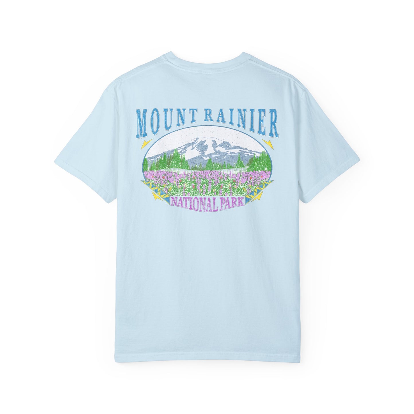 Vintage Rainier National Park Back Graphic Tee Shirt