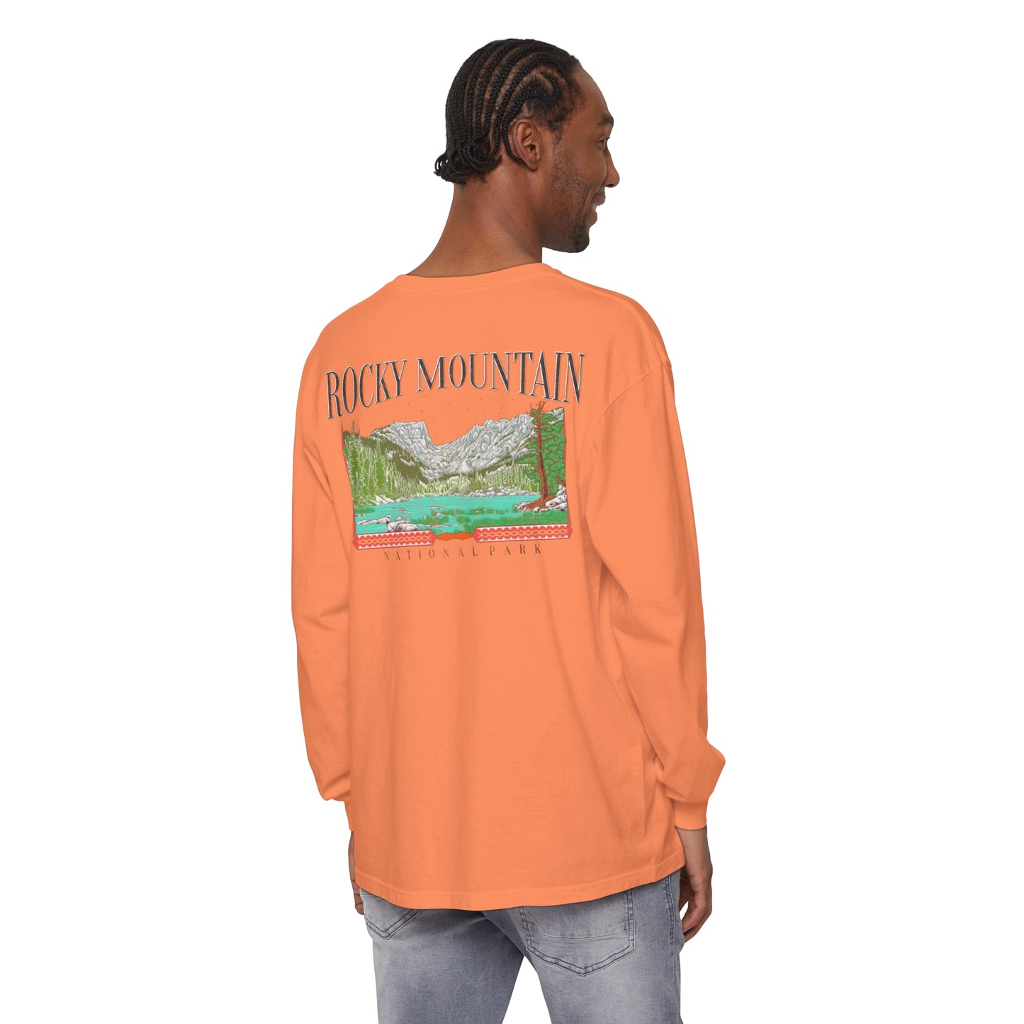 Vintage Rocky Mountain National Park Long Sleeve Shirt