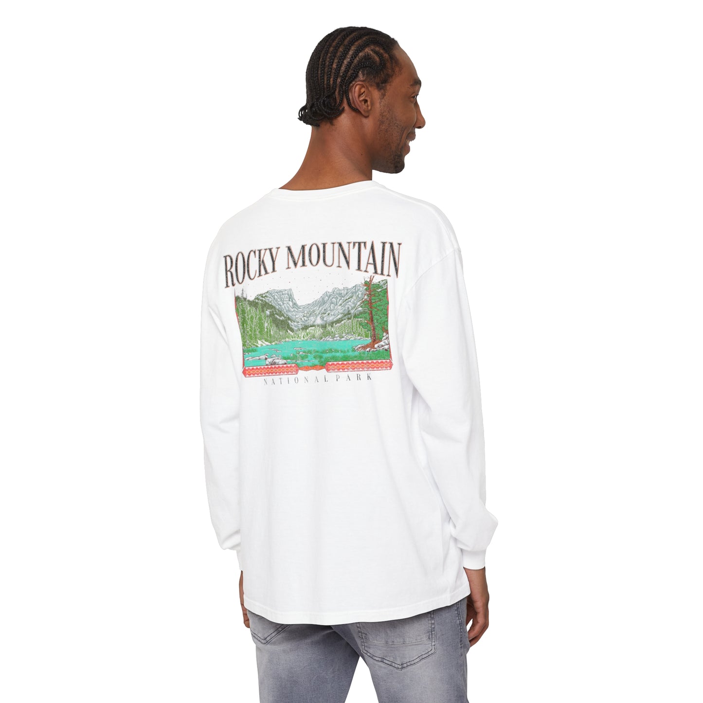 Vintage Rocky Mountain National Park Long Sleeve Shirt