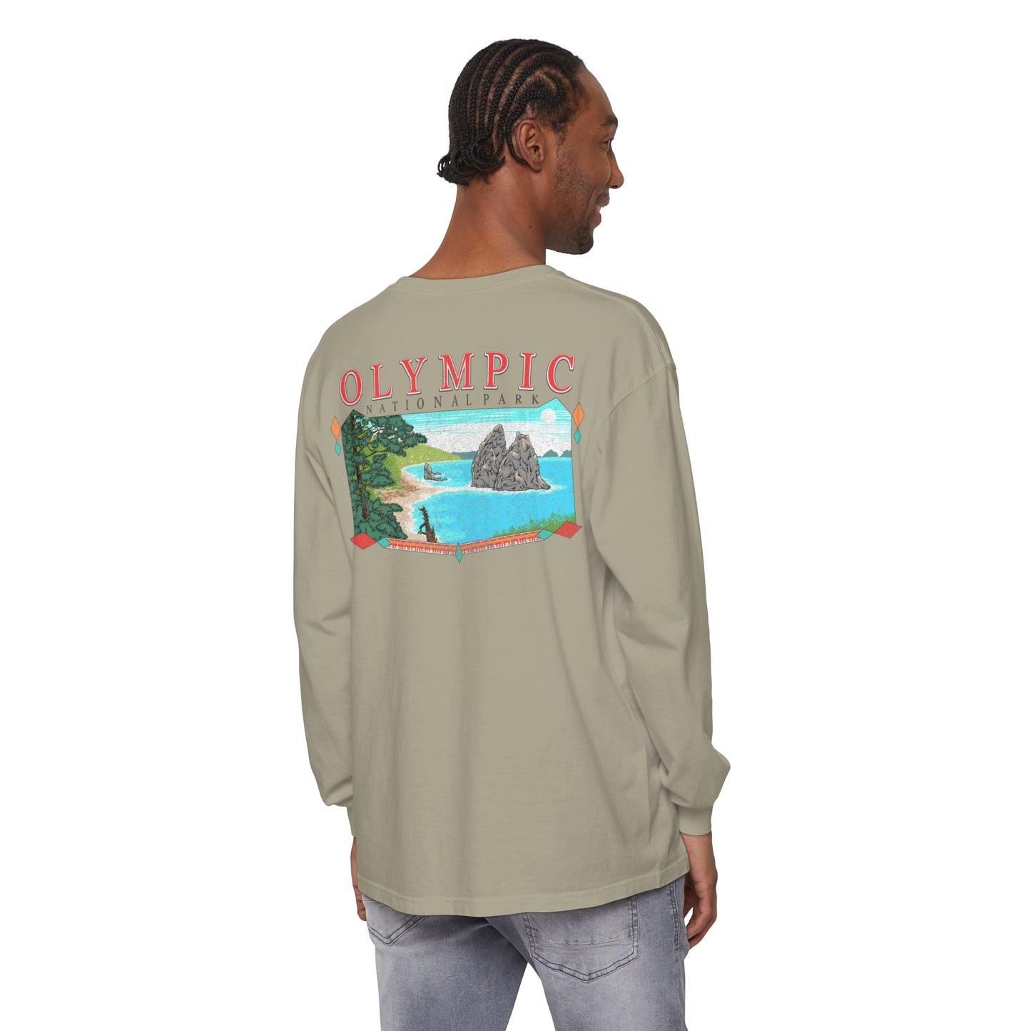 Vintage Olympic National Park Long Sleeve Shirt